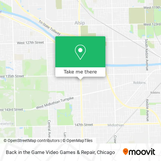 Back in the Game Video Games & Repair map