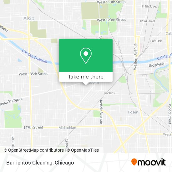 Barrientos Cleaning map