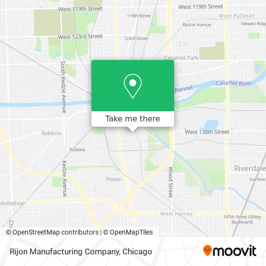 Mapa de Rijon Manufacturing Company