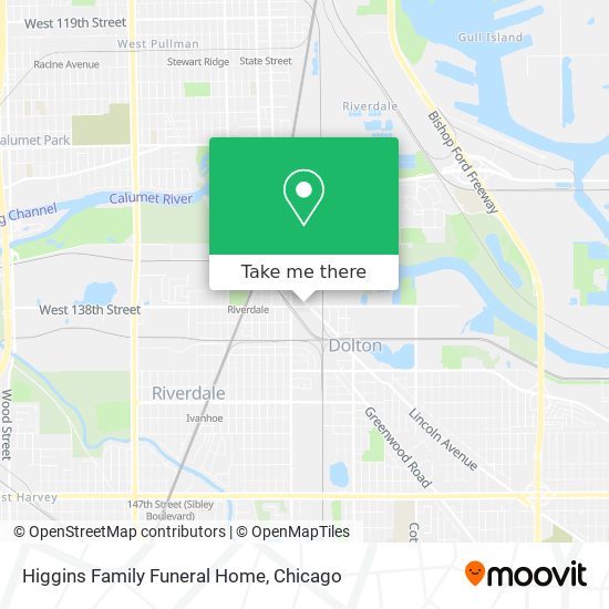 Mapa de Higgins Family Funeral Home