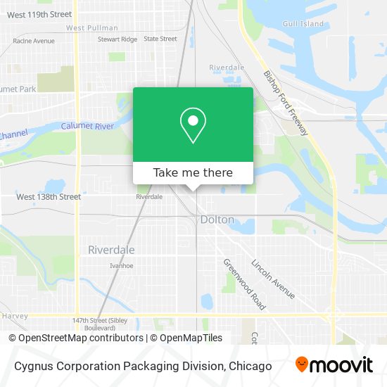 Cygnus Corporation Packaging Division map