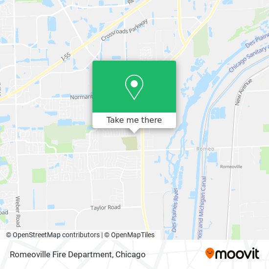 Romeoville Fire Department map