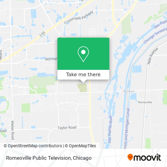 Mapa de Romeoville Public Television