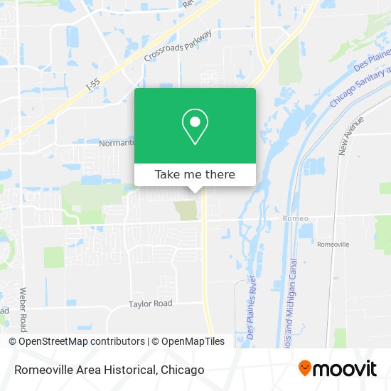 Romeoville Area Historical map