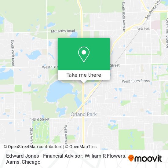 Mapa de Edward Jones - Financial Advisor: William R Flowers, Aams