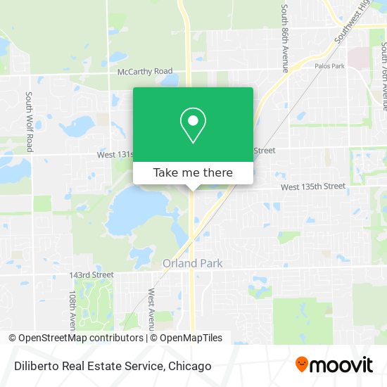 Diliberto Real Estate Service map