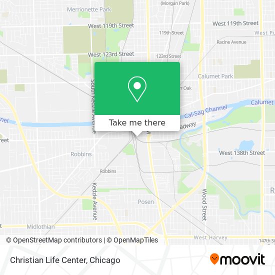 Christian Life Center map