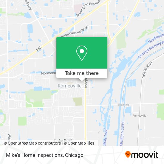 Mike's Home Inspections map