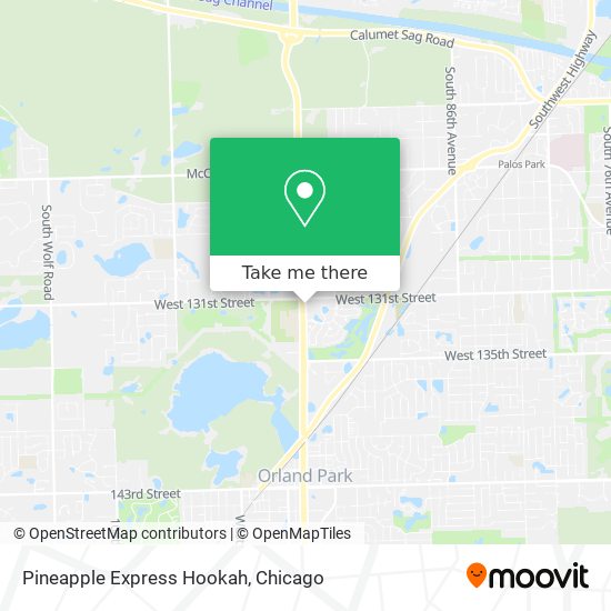 Pineapple Express Hookah map