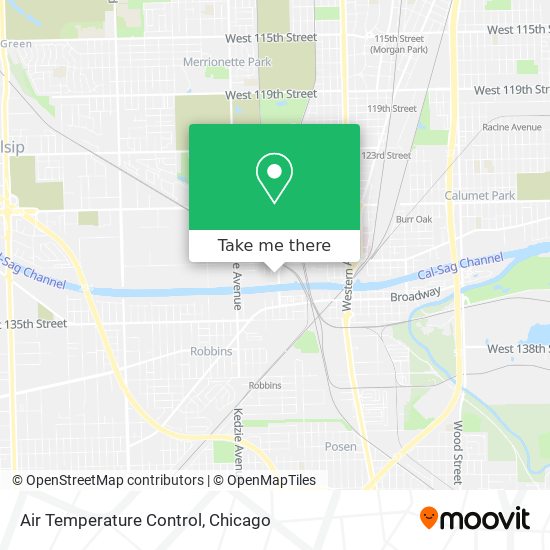 Air Temperature Control map