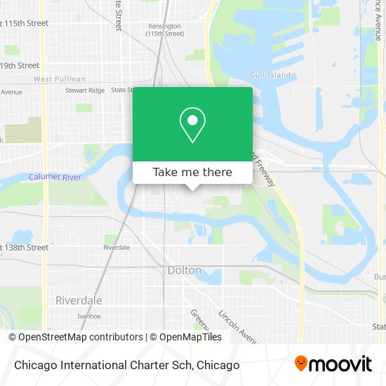 Mapa de Chicago International Charter Sch