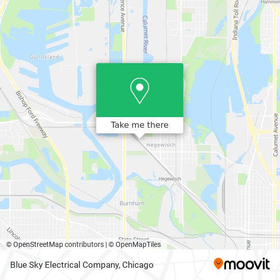 Blue Sky Electrical Company map