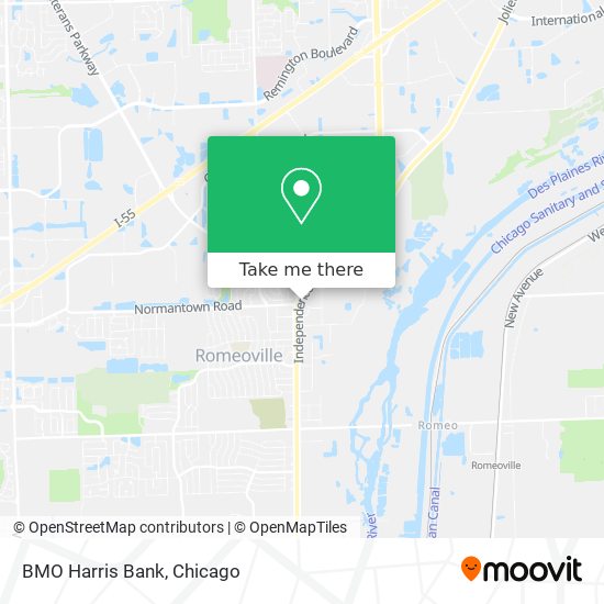 BMO Harris Bank map