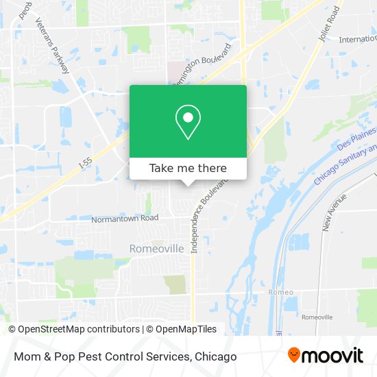 Mom & Pop Pest Control Services map