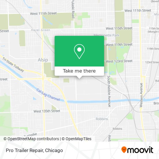 Pro Trailer Repair map