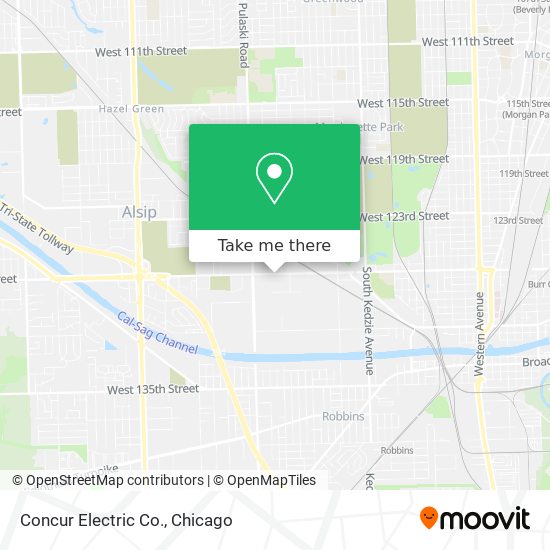 Concur Electric Co. map