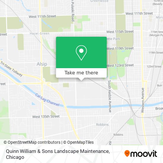 Mapa de Quinn William & Sons Landscape Maintenance