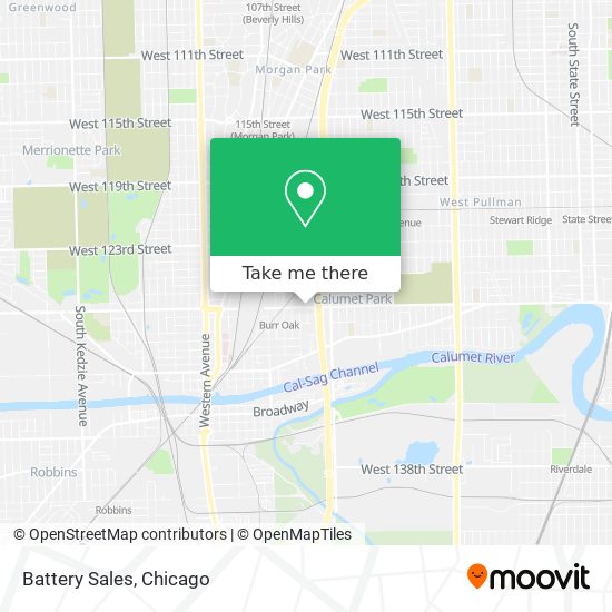 Battery Sales map