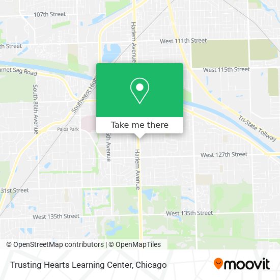 Trusting Hearts Learning Center map