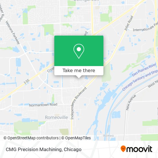 CMG Precision Machining map