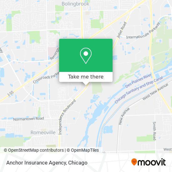 Mapa de Anchor Insurance Agency