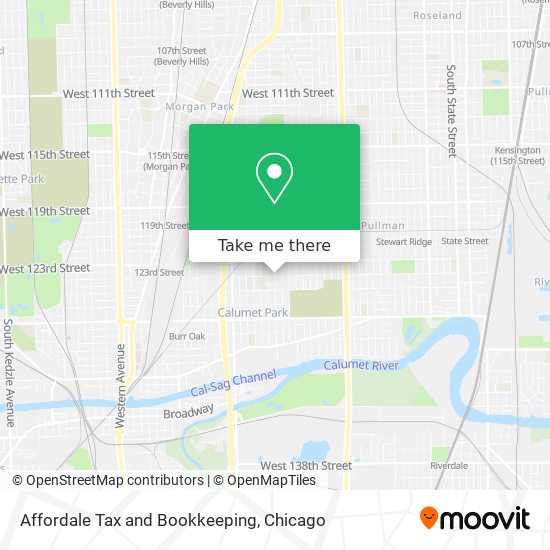 Affordale Tax and Bookkeeping map