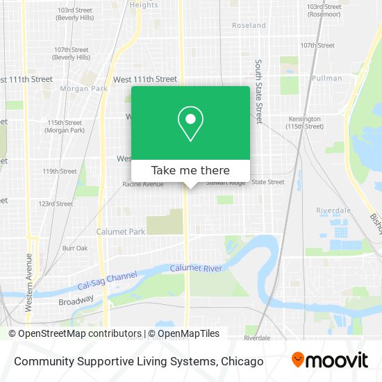 Community Supportive Living Systems map