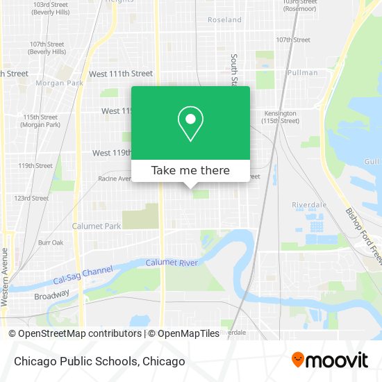 Mapa de Chicago Public Schools