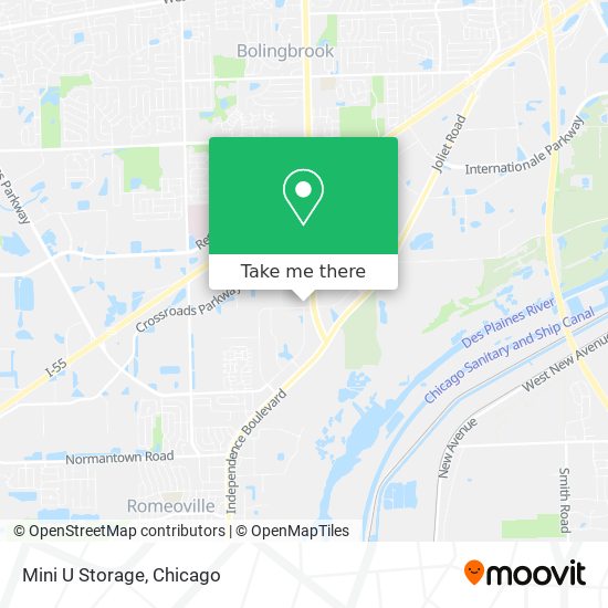 Mini U Storage map