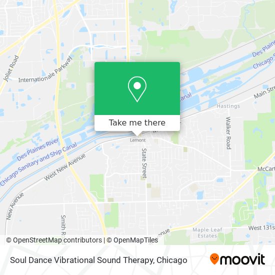 Soul Dance Vibrational Sound Therapy map