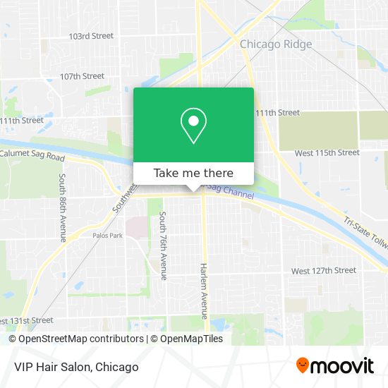 VIP Hair Salon map