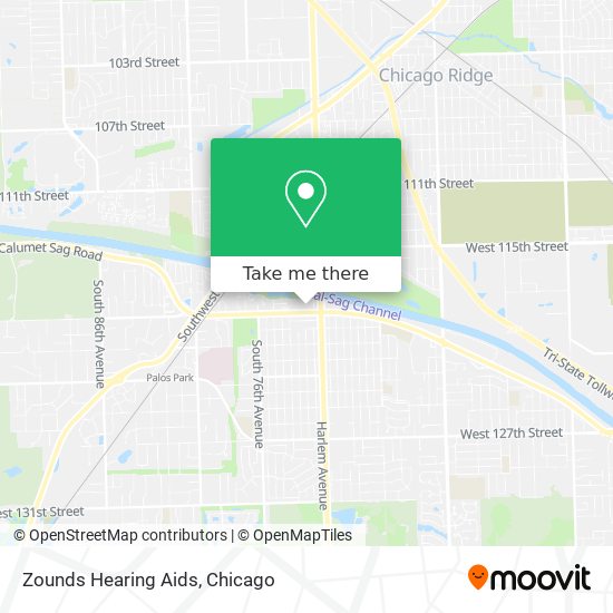 Zounds Hearing Aids map