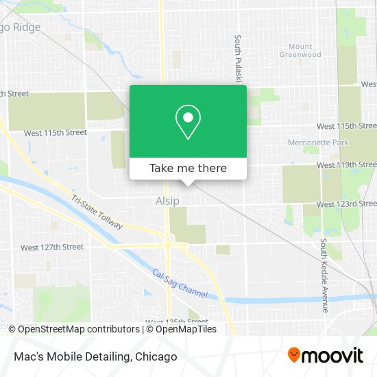 Mac's Mobile Detailing map