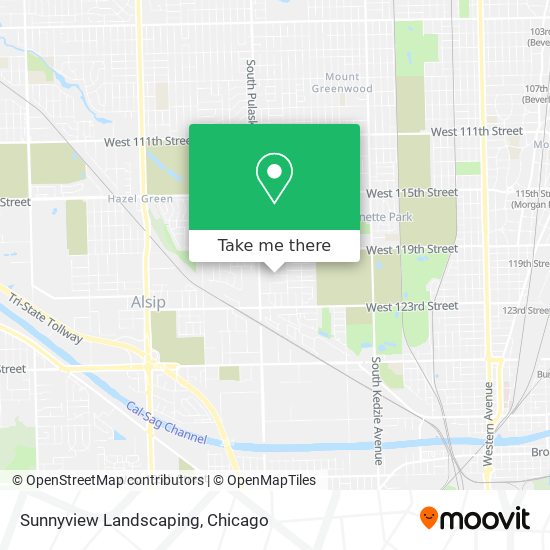 Mapa de Sunnyview Landscaping