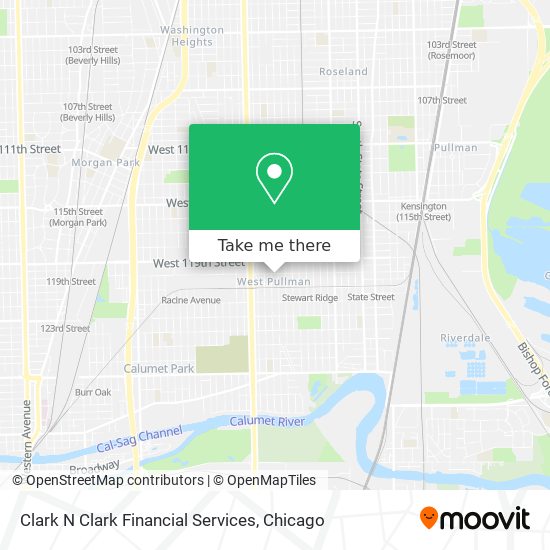 Clark N Clark Financial Services map