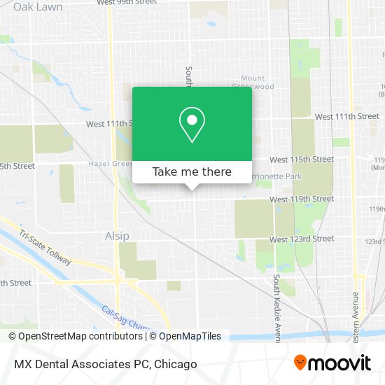 MX Dental Associates PC map