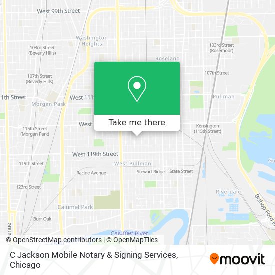 C Jackson Mobile Notary & Signing Services map