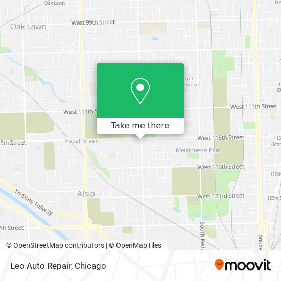 Leo Auto Repair map