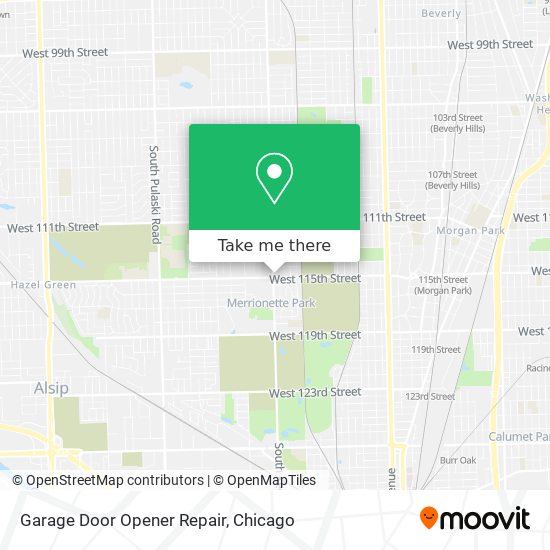 Mapa de Garage Door Opener Repair