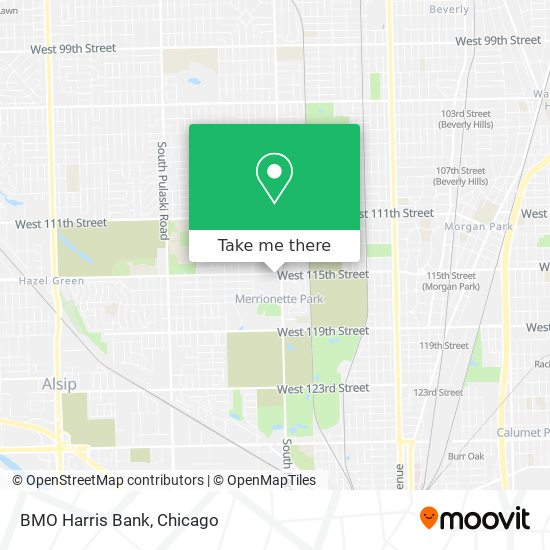 BMO Harris Bank map