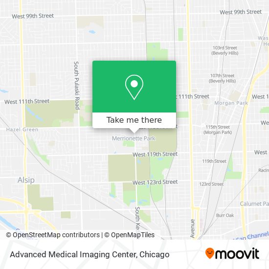 Advanced Medical Imaging Center map