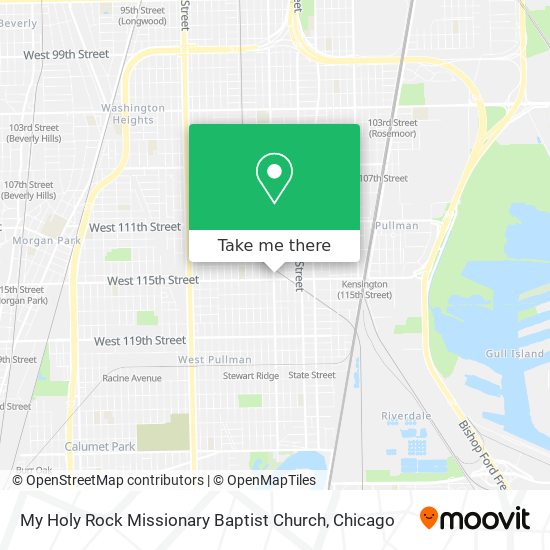 My Holy Rock Missionary Baptist Church map