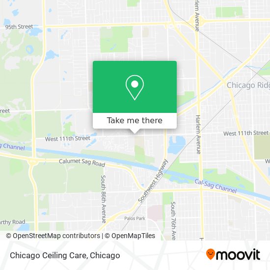 Chicago Ceiling Care map