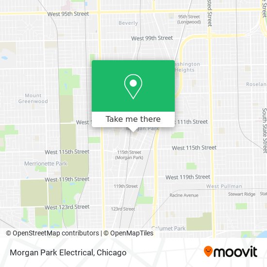 Morgan Park Electrical map