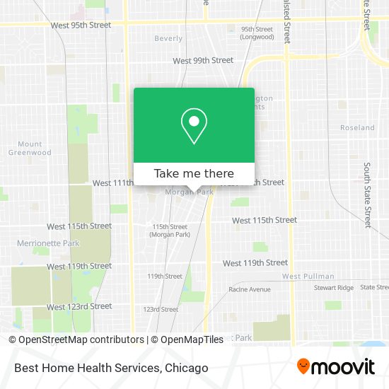 Best Home Health Services map