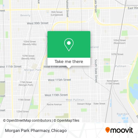 Mapa de Morgan Park Pharmacy