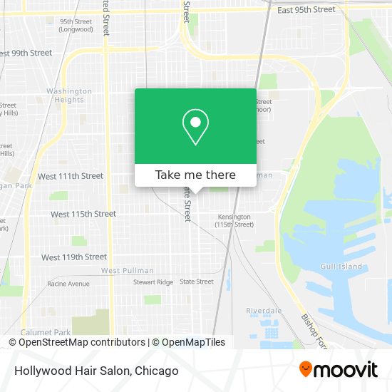 Hollywood Hair Salon map