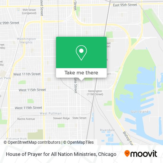 House of Prayer for All Nation Ministries map