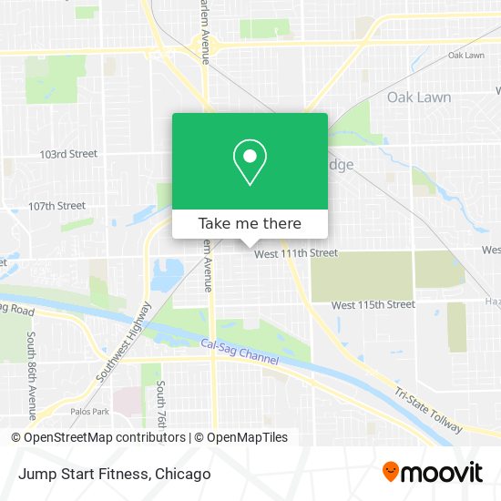 Mapa de Jump Start Fitness
