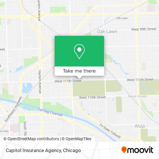 Mapa de Capitol Insurance Agency